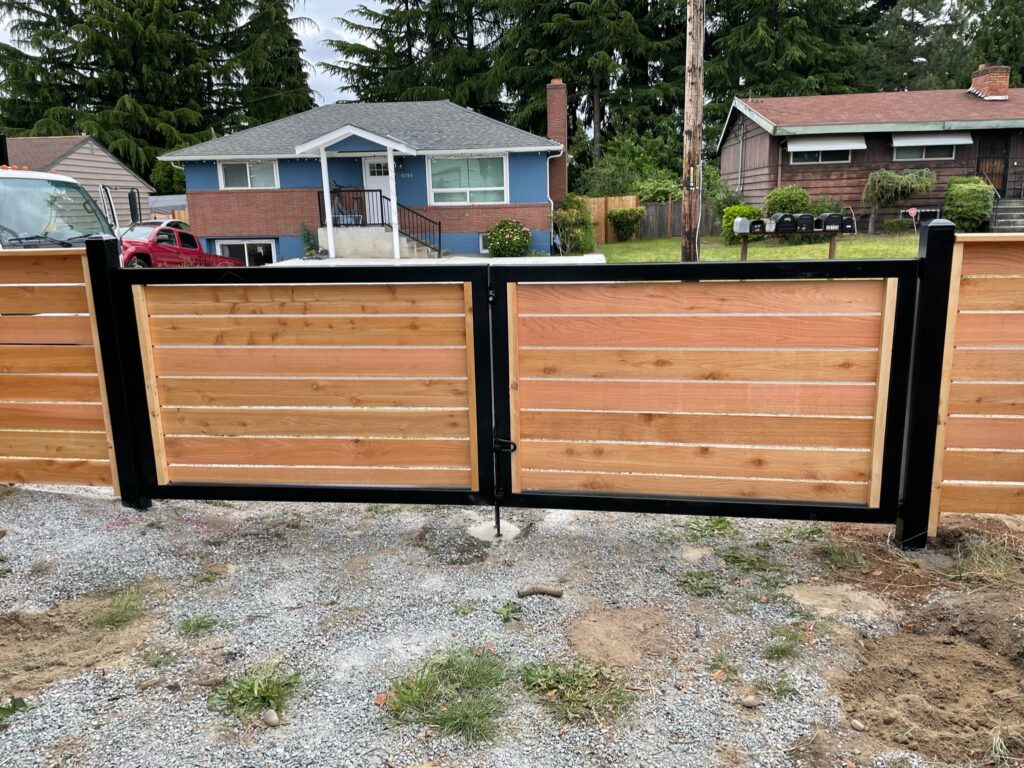 steel swing gates