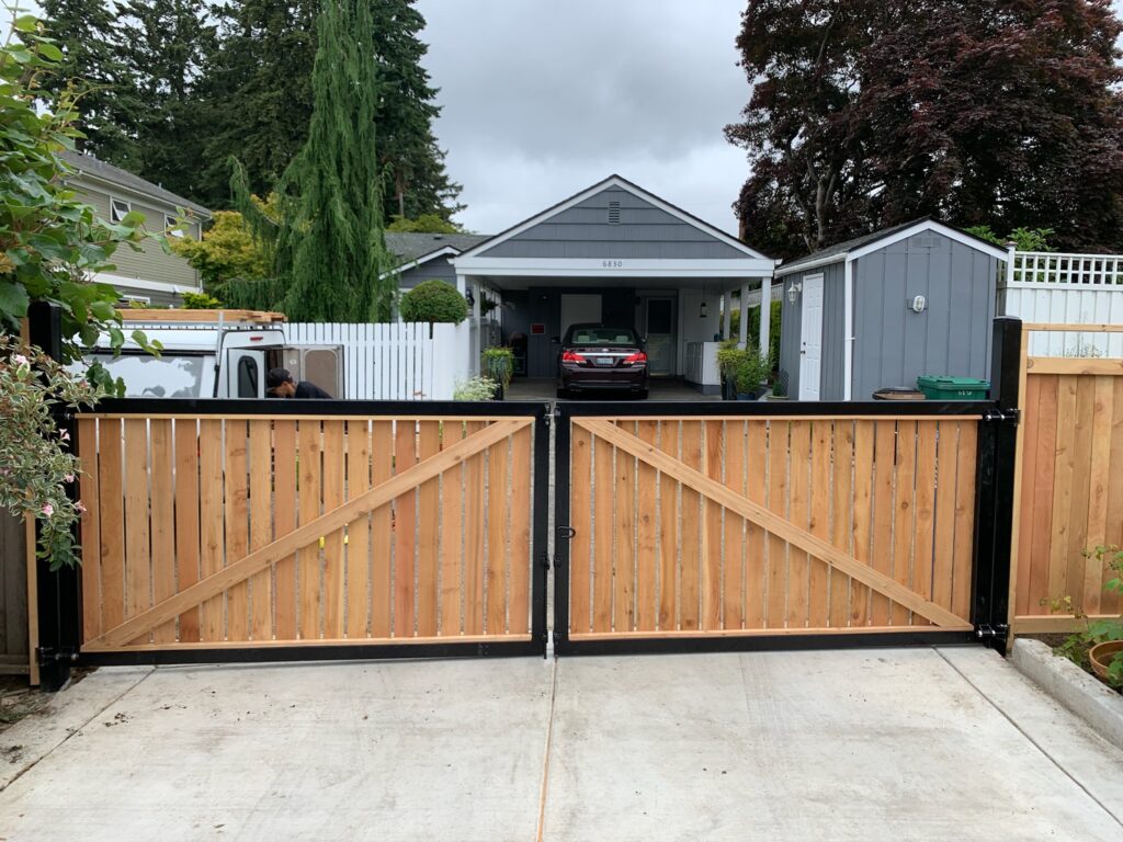 steel swing gates