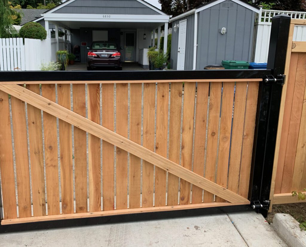 steel swing gates