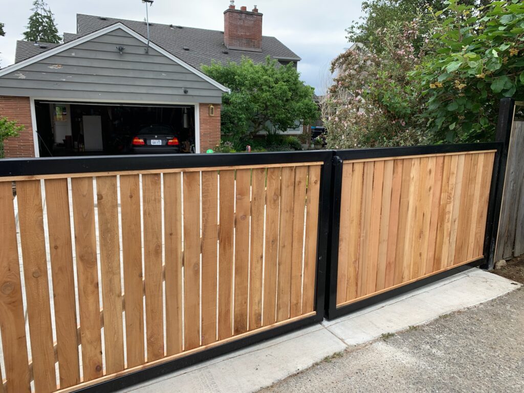steel swing gates