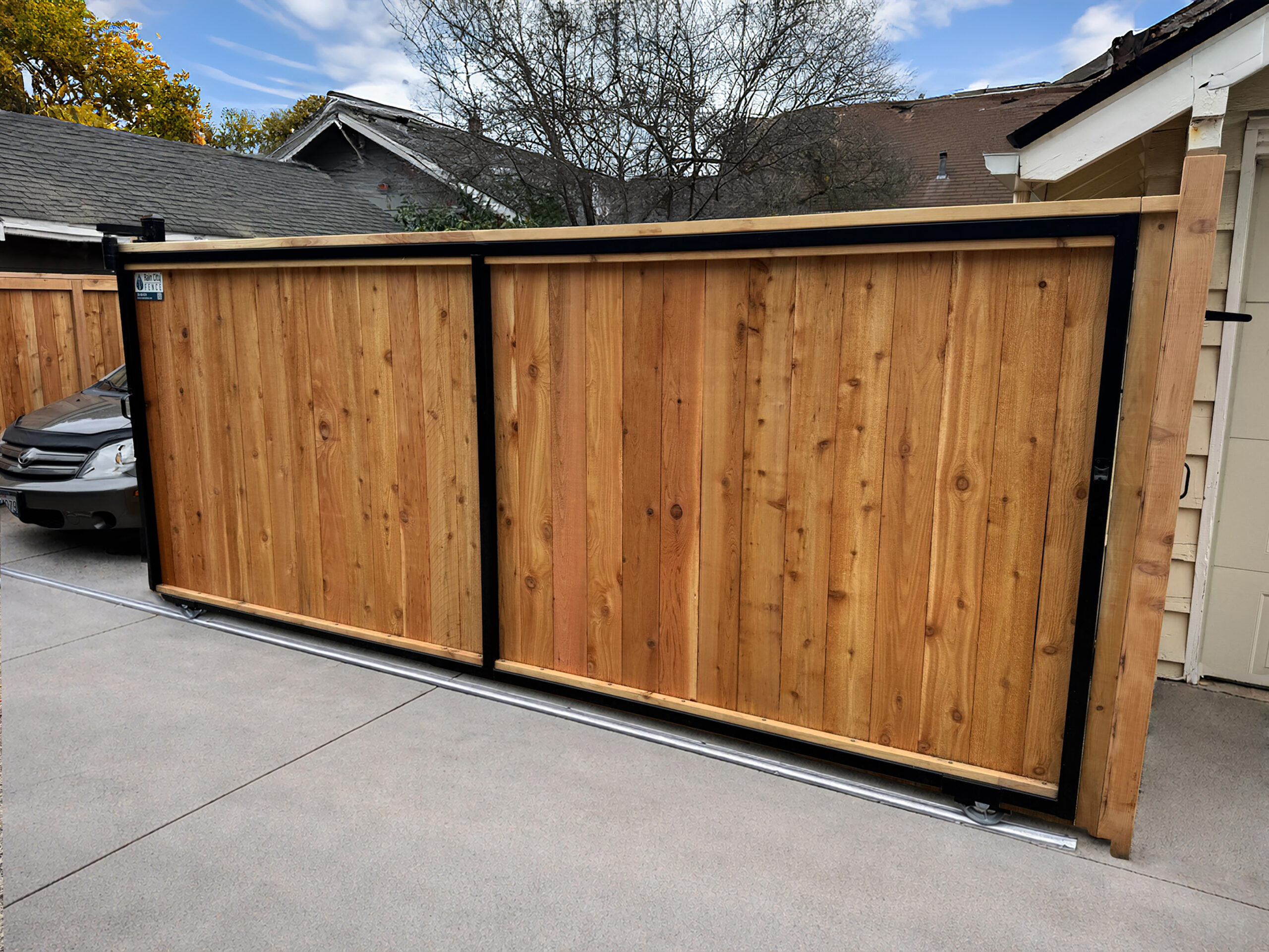 steel framed gate with visible frame Bellevue